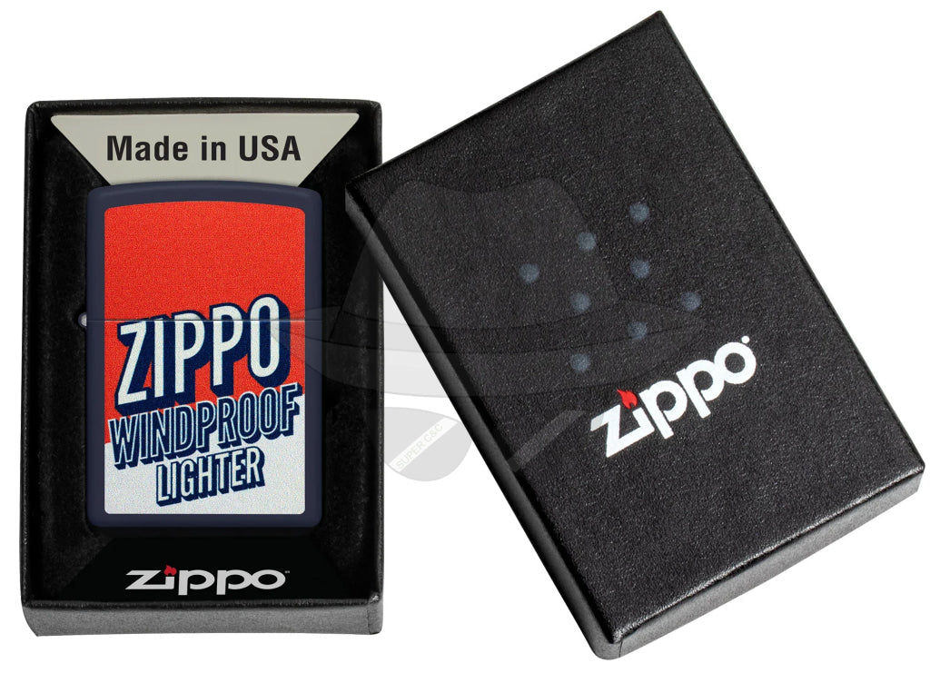 #023 Zippo Lighter: Color Block Design Lighter