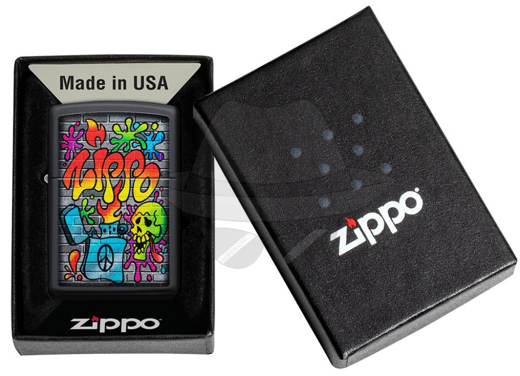 #031 Zippo Oil Lighter: Street Art Lighter