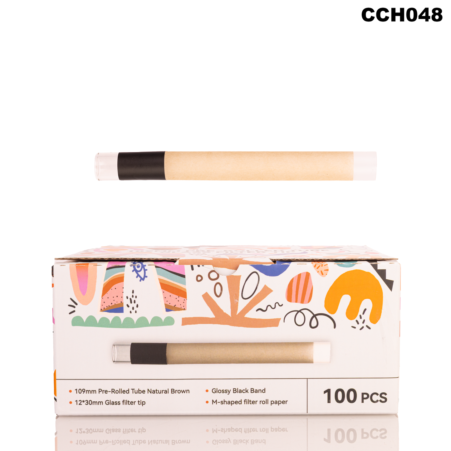 H048 - 109MM PRE-ROLLED CONE - 100CT
