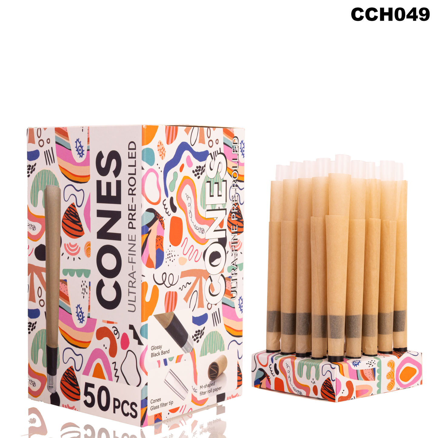H049 - 109MM PRE-ROLLED CONE - 50CT