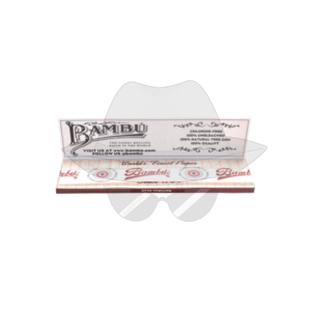 Bambú Natural King Size (50 Pack) Rolling Papers