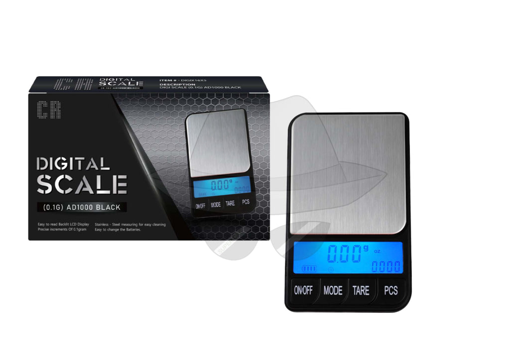 Cr Ad1000 Digital Scale Black