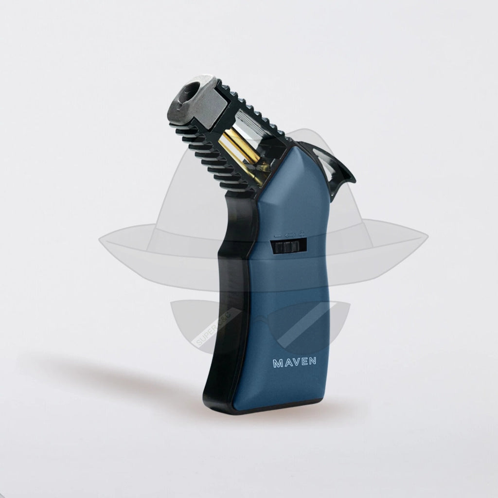 Maven Perfect Machine | Premium Angled Jet Handheld Torch Lighter Midnight Green