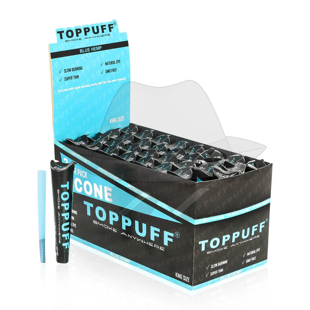 Toppuff Blue Cone King Size Rolling Papers