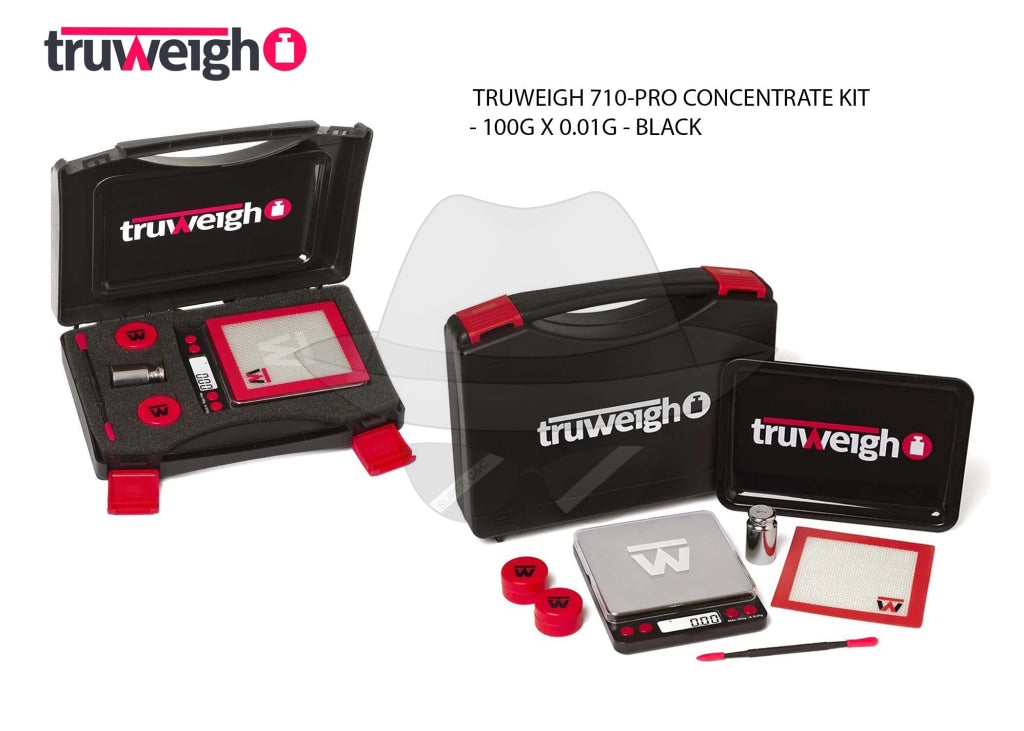 Truweigh 710-Pro Concentrate Kit - 100G X 0.01G Black Scale