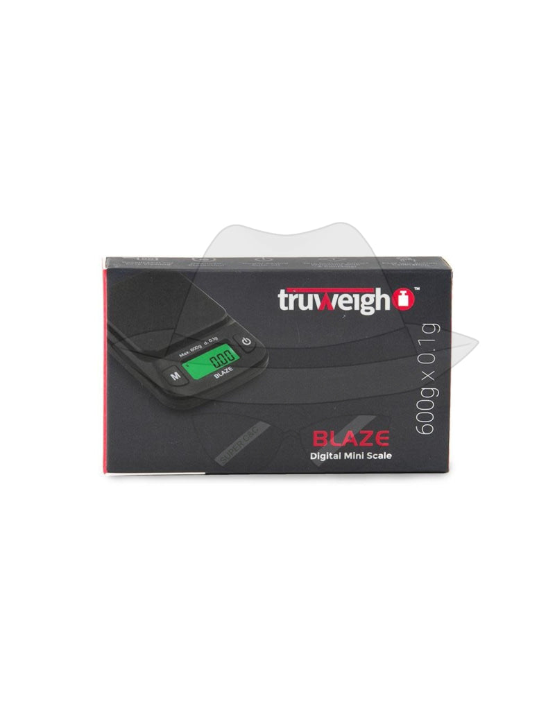 Truweigh Blaze Digital Mini Scale - Black 600Gx0.1G Scale