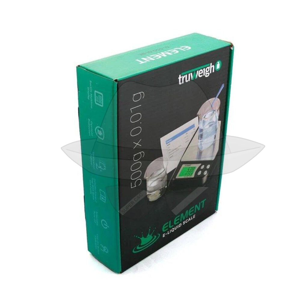Truweigh Element Diy E-Liquid Scale - 500G X 0.01G Black Scale