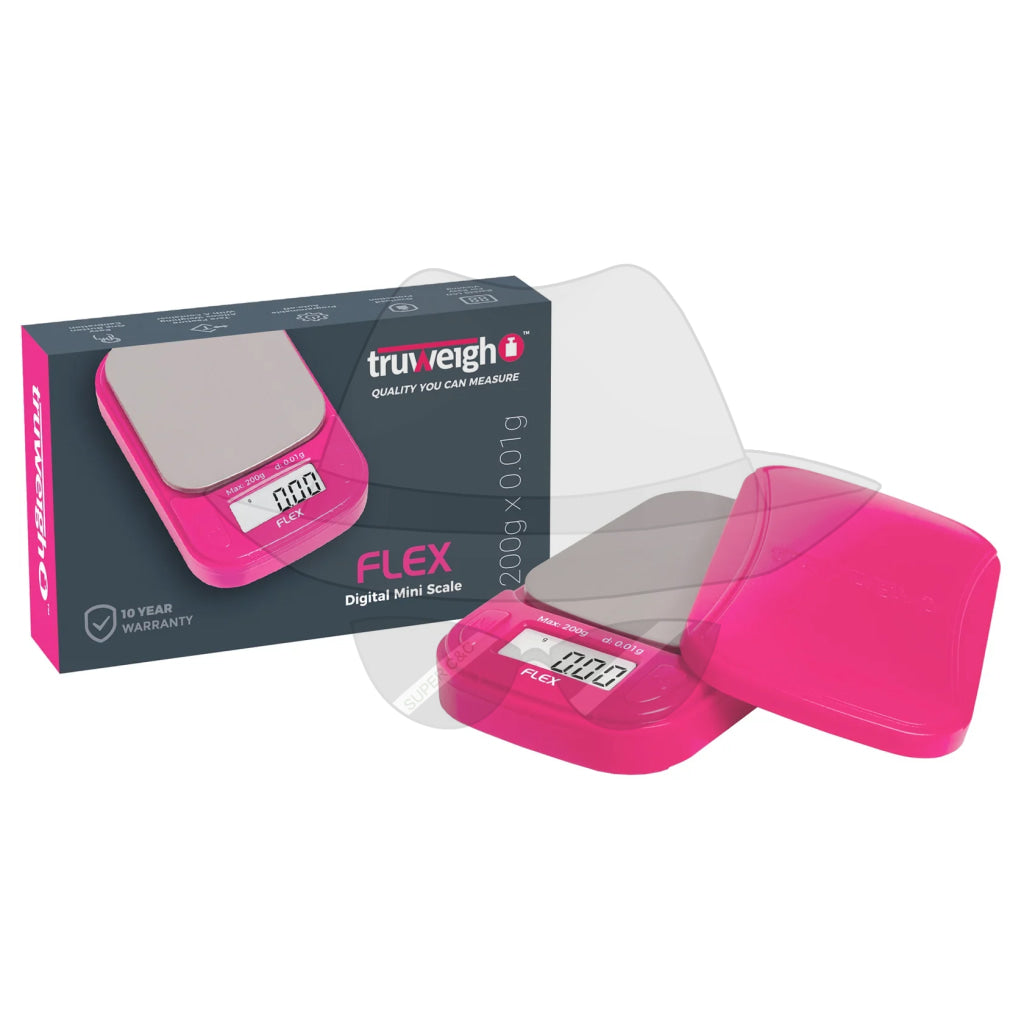 Truweigh Flex Mini Scale – 200G X 0.01G Pink