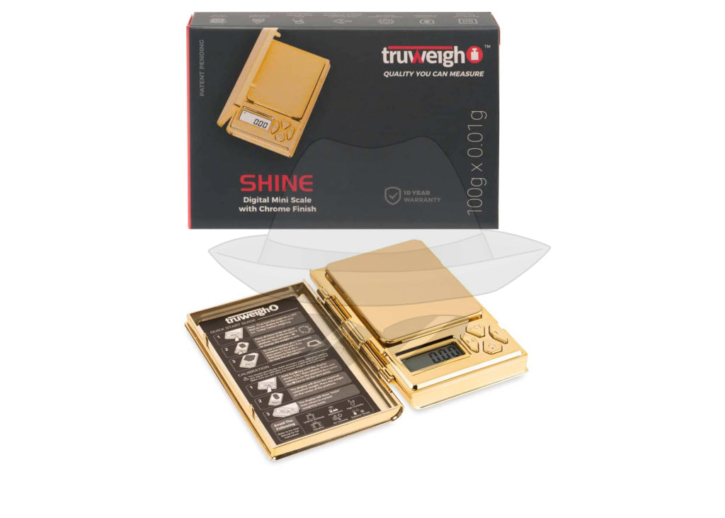Truweigh Shine Digital Mini Scale 100G X 0.01G - Gold