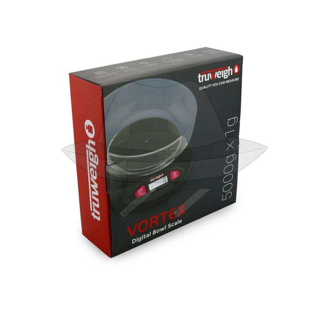 Truweigh Vortex Digital Bowl Scale- Black 5000Gx1G Scale