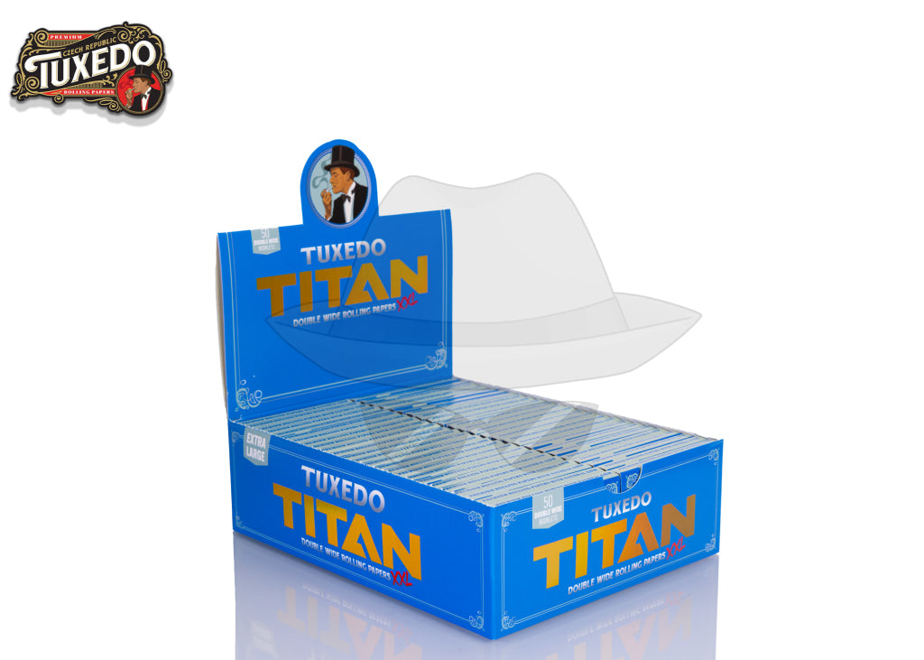 Tuxedo Titan Double Wide XXL Rolling Paper Blue Double Wide Rolling Papers