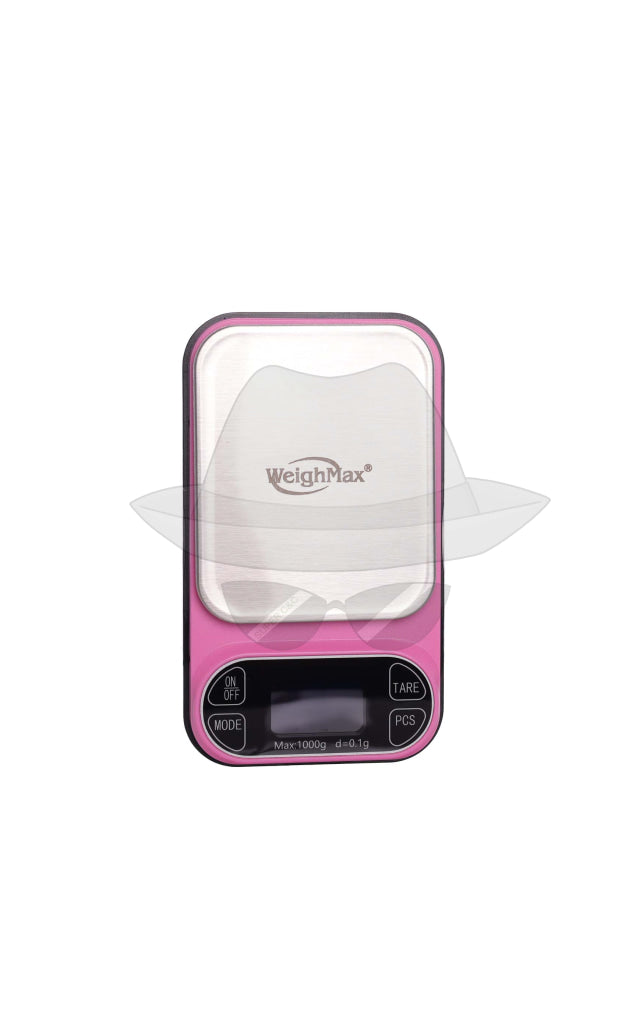 Weighmax 2T-1000 Digital Scale 1000G-0.1G Pink
