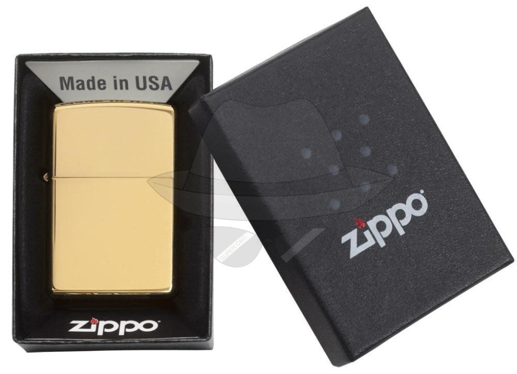#009 Zippo Oil Lighter: Reg H Pol Brs Lighter