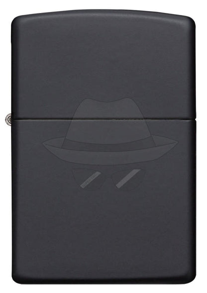 #019 Zippo Oil Lighter: Classic Black Matte Lighter