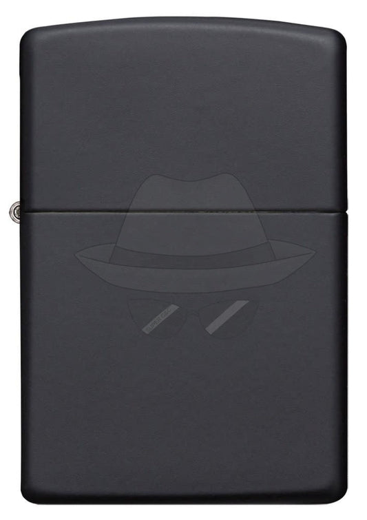 #019 Zippo Oil Lighter: Classic Black Matte Lighter