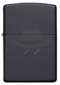 #019 Zippo Oil Lighter: Classic Black Matte Lighter
