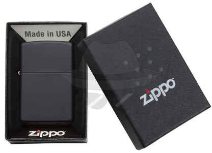 #019 Zippo Oil Lighter: Classic Black Matte Lighter