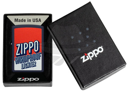 #023 Zippo Lighter: Color Block Design Lighter