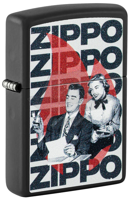 #024 Zippo Lighter: Vintage Design Lighter