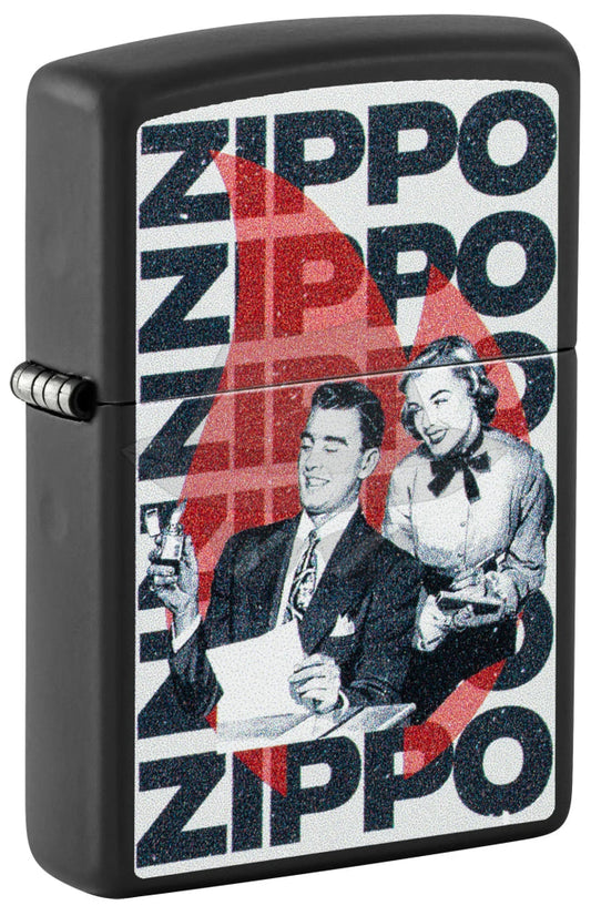 #024 Zippo Lighter: Vintage Design Lighter