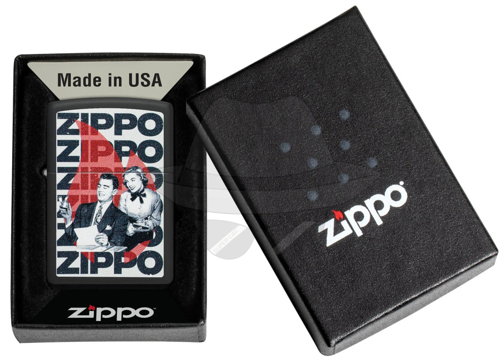 #024 Zippo Lighter: Vintage Design Lighter