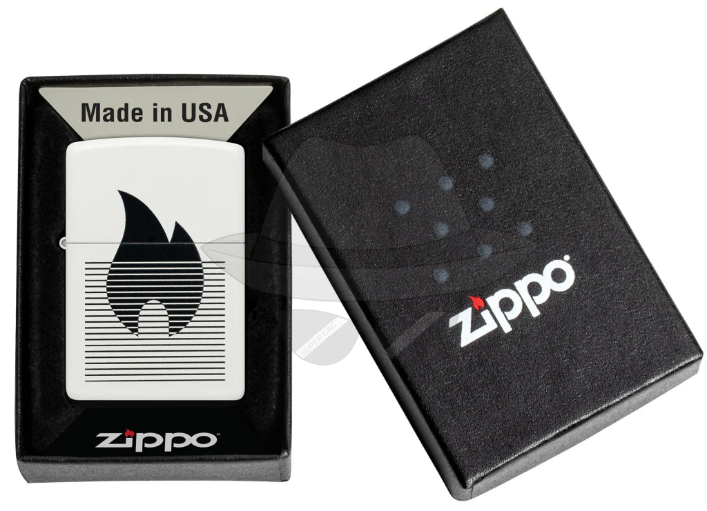 #025 Zippo Lighter: Flame Gradient Design Lighter