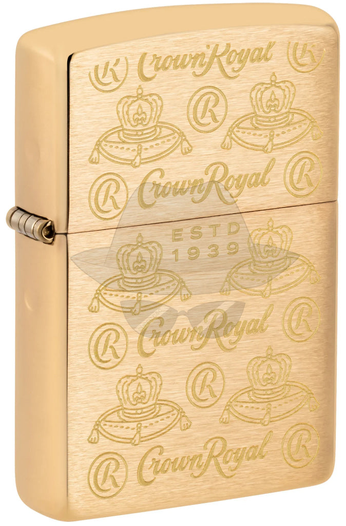 #041 ZIPPO OIL LIGHTER: Crown Royal Lighter