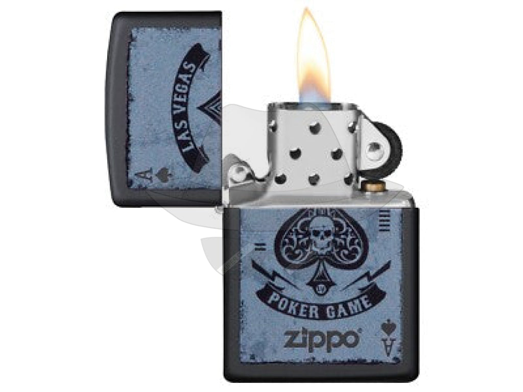 #045 ZIPPO OIL LIGHTER: POKER GAME Lighter