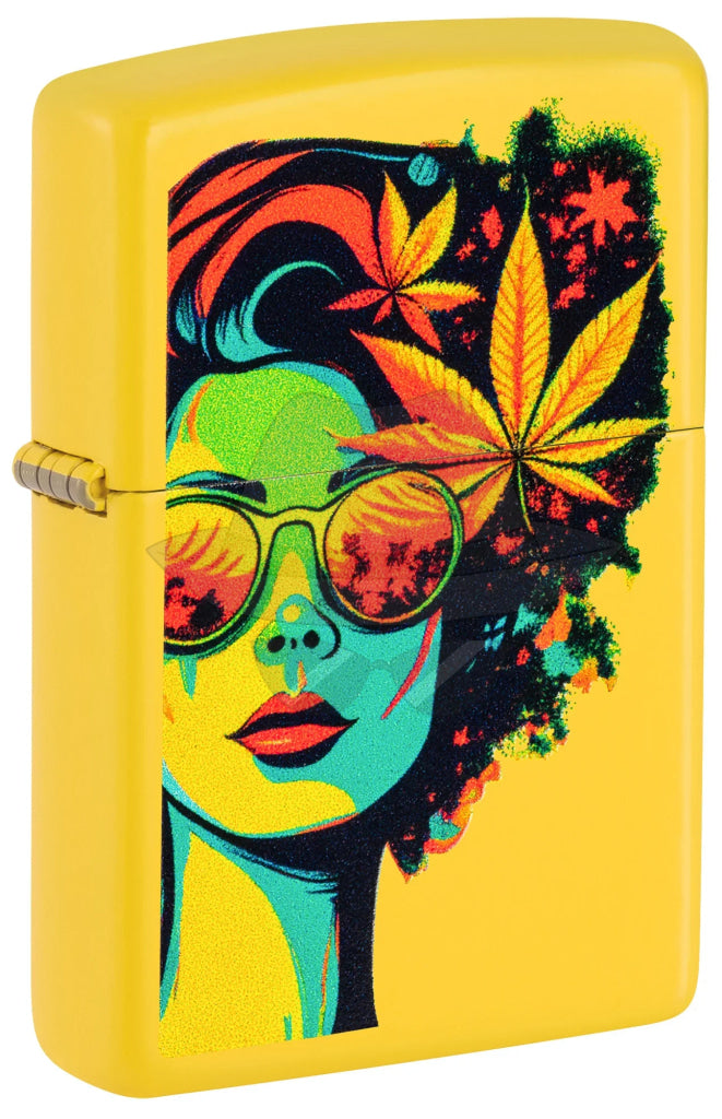 #048 Zippo Oil Lighter: Blazing Beauty Design Lighter