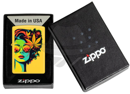 #048 Zippo Oil Lighter: Blazing Beauty Design Lighter