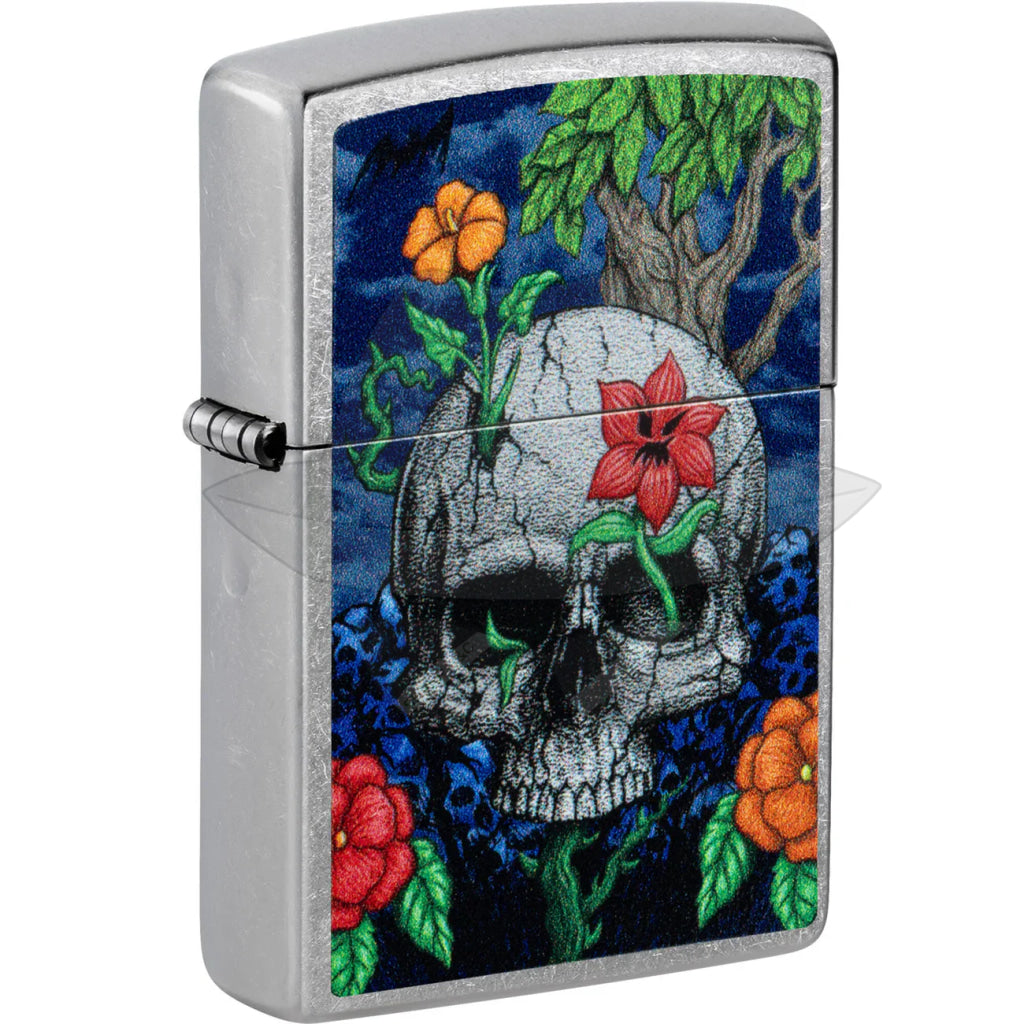 #049 ZIPPO OIL LIGHTER:SKULL DESIGN Lighter