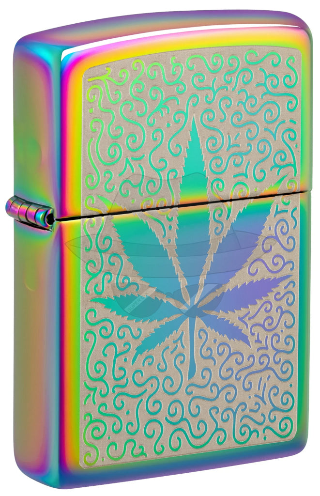 #051 Zippo Oil Lighter: Leaf Lighter