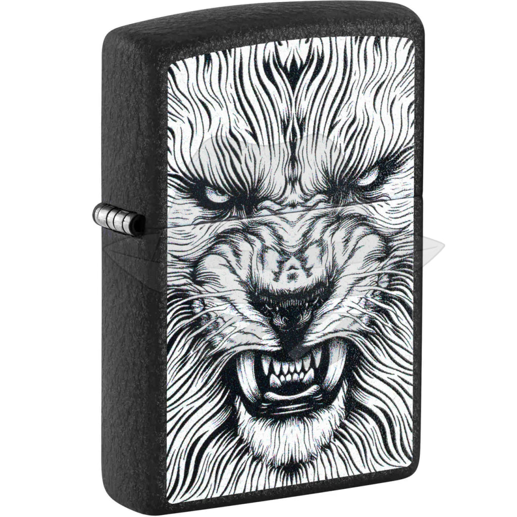 #055 Zippo Lighter: Fierce Animal Design Lighter