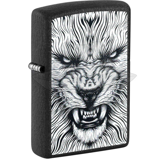 #055 Zippo Lighter: Fierce Animal Design Lighter