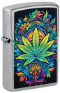 #047 Zippo Lighter: Captivating Cannabis Design Lighter