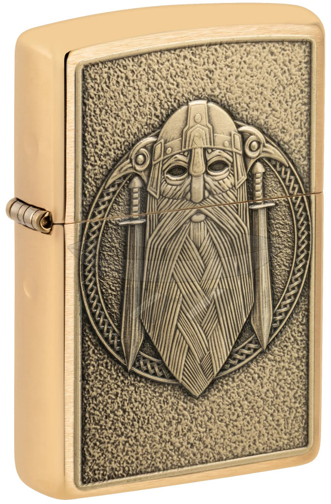#070 ZIPPO OIL LIGHTER:Odin Emblem Lighter