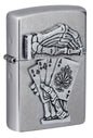 #071 Zippo Oil Lighter:dead Mans Hand Lighter