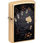 #073 ZIPPO OIL LIGHTER: POKER DESIGN Lighter