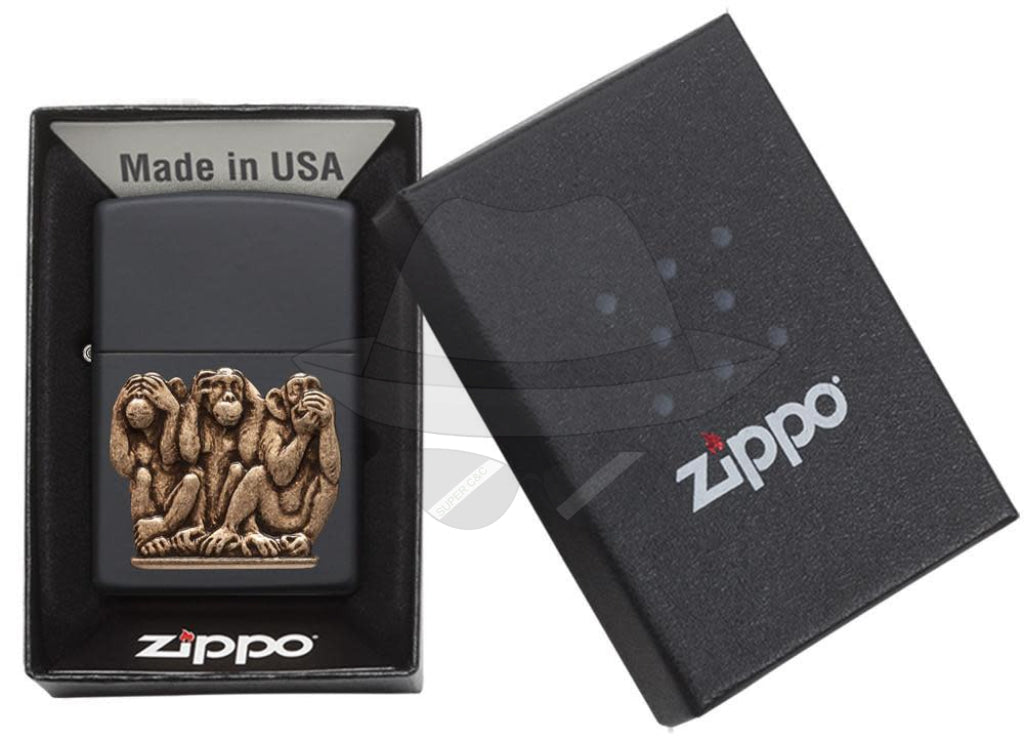 #077 Skull Anchor Emblem Design Lighter