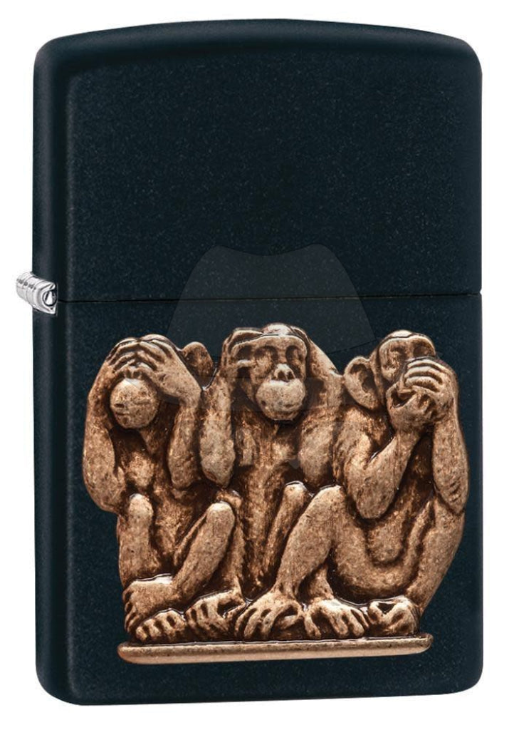 #077 Skull Anchor Emblem Design Lighter