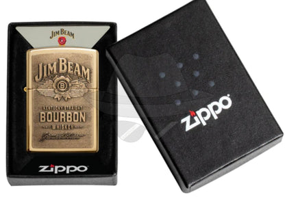 #081 Zippo Oil Lighter: Jim Beam Lighter