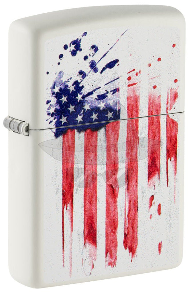 #092 Zippo Us Flag Design Lighter