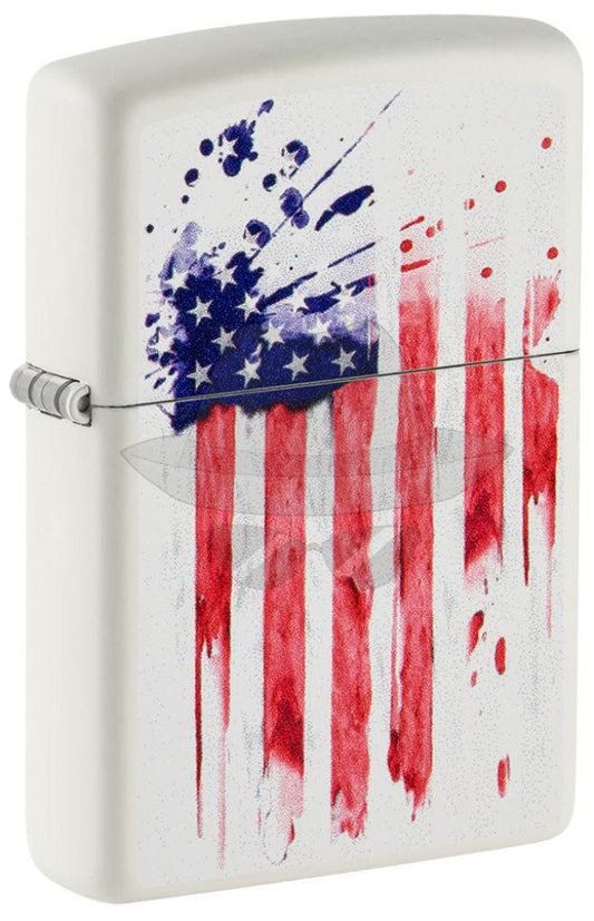 #092 Zippo Us Flag Design Lighter