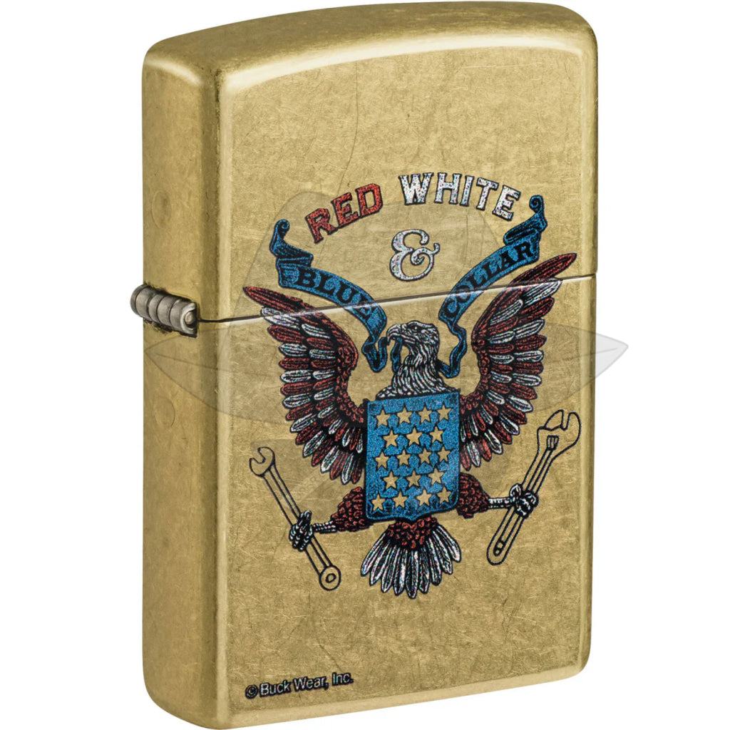 #100 ZIPPO OIL LIGHTER: BUCK WEAR Lighter