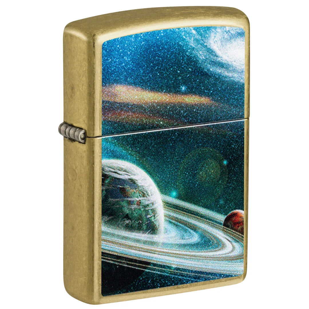 #064 ZIPPO OIL LIGHTER: Space Planet