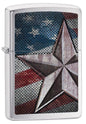 #101 Zippo Oil Lighter: Retro Star Lighter