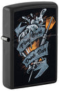 #106 ZIPPO OIL LIGHTER: Darts Design Lighter