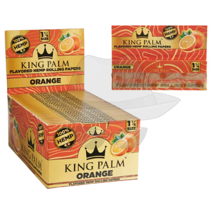 11/4 King Palm Rolling Paper-50Ct Orange Papers