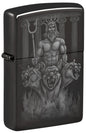 #121 ZIPPO OIL LIGHTER: Greek Dogs Design Lighter