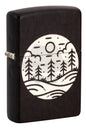 #127 Zippo Lighter:Moonlit Field Design Lighter